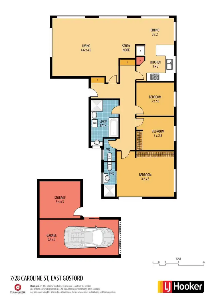 Floorplan of Homely unit listing, 7/28 Caroline Street, East Gosford NSW 2250
