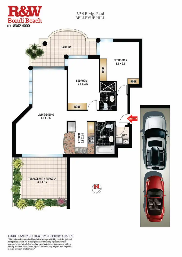 Floorplan of Homely apartment listing, 7/7-9 Birriga Road, Bellevue Hill NSW 2023