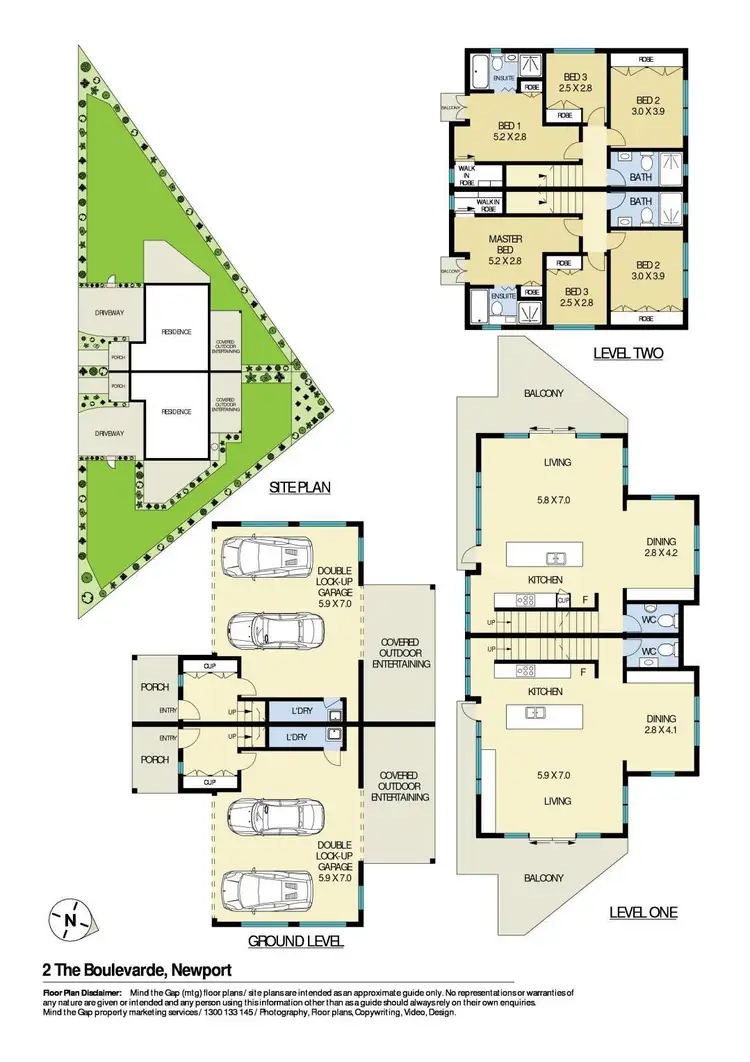 Floorplan of Homely house listing, 2 The Boulevard, Newport NSW 2106