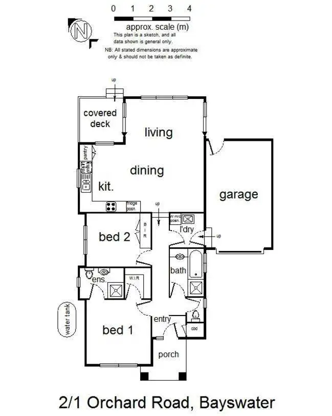 Floorplan of Homely house listing, 2/1 Orchard Road, Bayswater VIC 3153