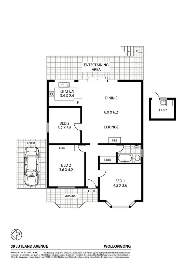 Floorplan of Homely house listing, 39 Jutland Avenue, Wollongong NSW 2500