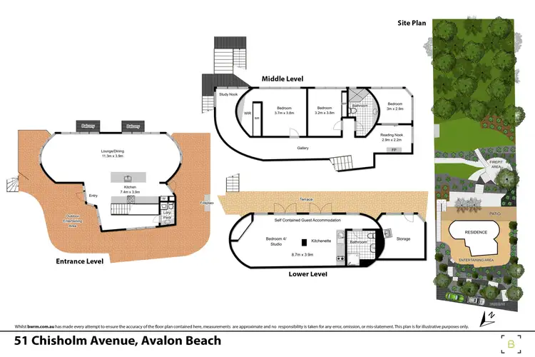 Floorplan of Homely house listing, 51 Chisholm Avenue, Avalon Beach NSW 2107