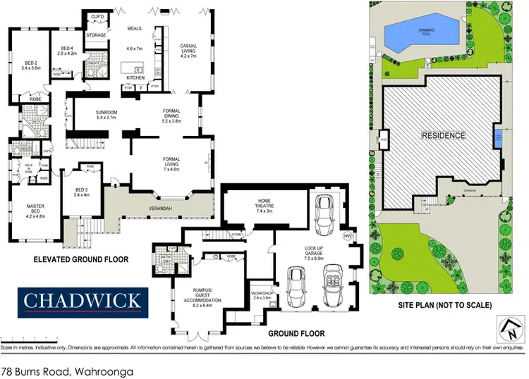 Floorplan of Homely house listing, 78 Burns Road, Wahroonga NSW 2076