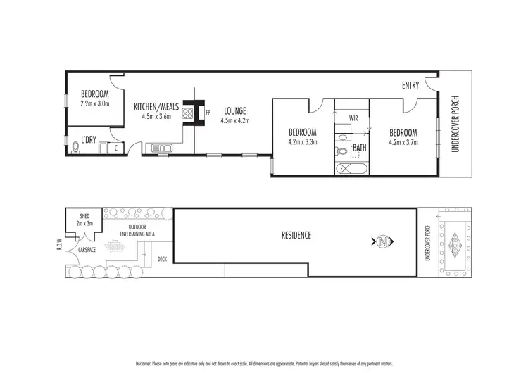 Floorplan of Homely house listing, 57 Bloomfield Road, Ascot Vale VIC 3032