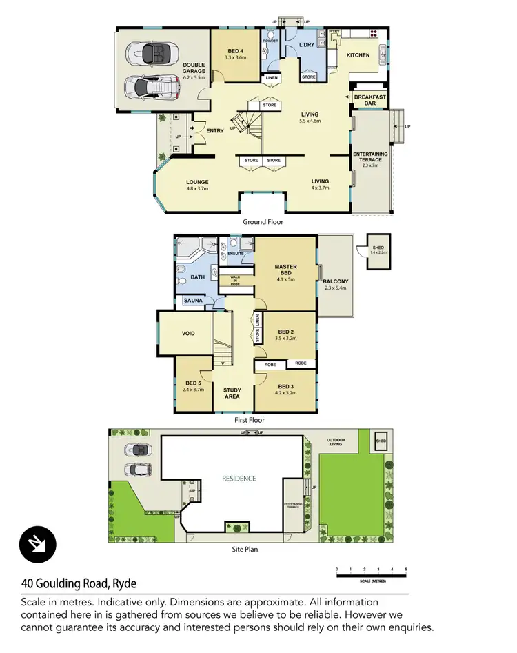 Floorplan of Homely house listing, 40 Goulding Road, Ryde NSW 2112