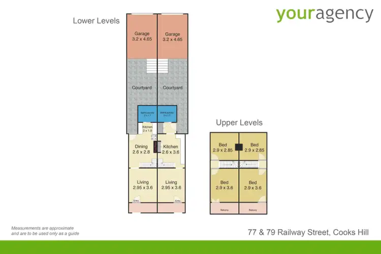 Floorplan of Homely terrace listing, 77 Railway Street, Cooks Hill NSW 2300