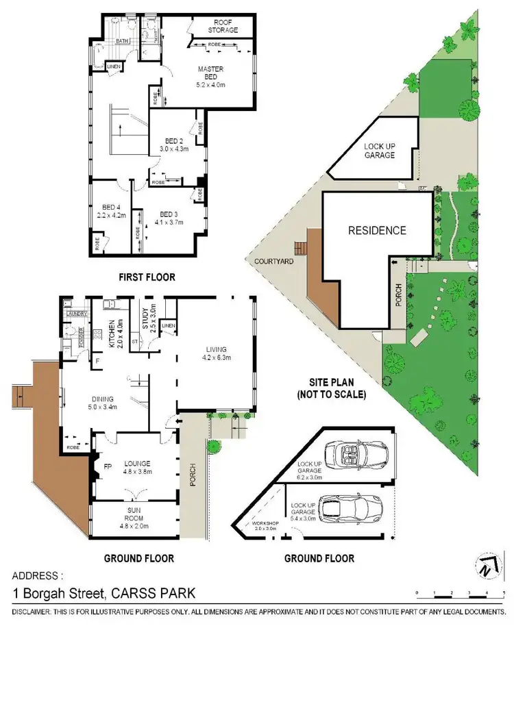 Floorplan of Homely house listing, 1 Borgah Street, Carss Park NSW 2221