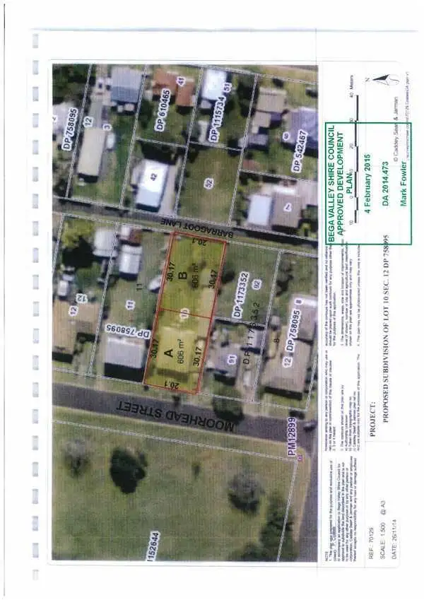 Floorplan of Homely land listing, LOT B, 30 Barragoot Lane, Bermagui NSW 2546