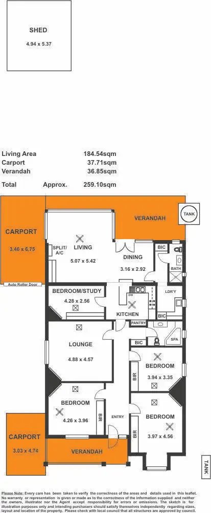 Floorplan of Homely house listing, 98 Wattle Street, Fullarton SA 5063