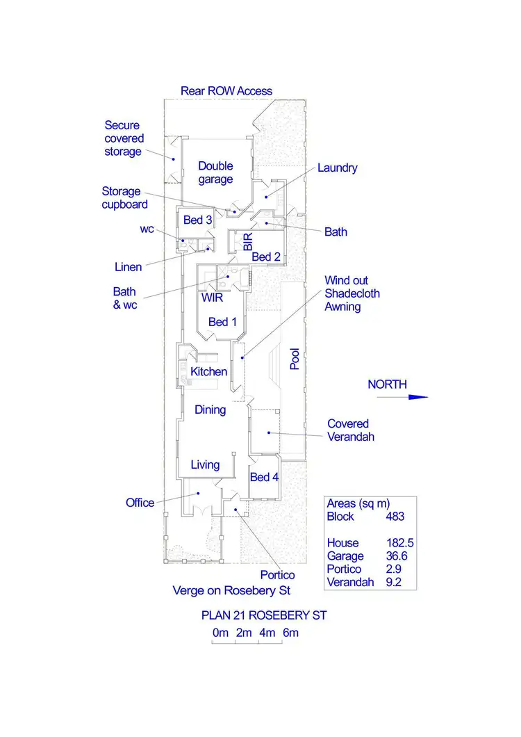 Floorplan of Homely house listing, 21 Rosebery Street, Jolimont WA 6014
