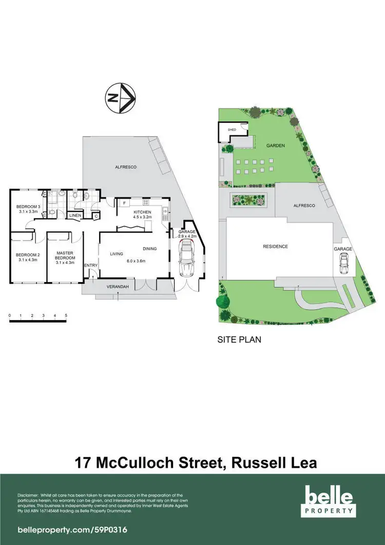 Floorplan of Homely house listing, 17 McCulloch Street, Russell Lea NSW 2046