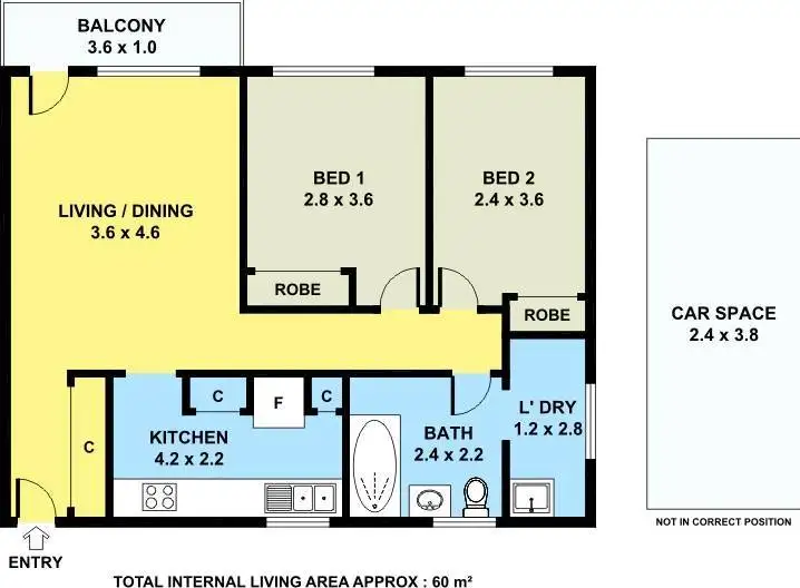 Floorplan of Homely unit listing, 10/11 Albert Street, North Parramatta NSW 2151
