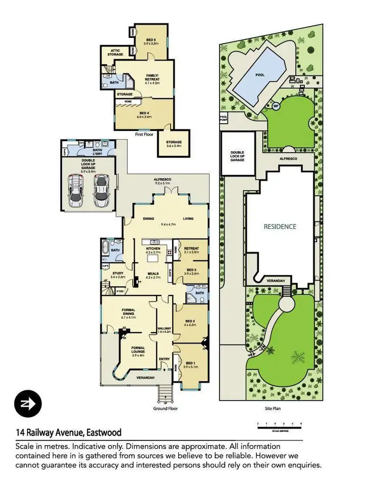 Floorplan of Homely house listing, 14 Railway Avenue, Eastwood NSW 2122