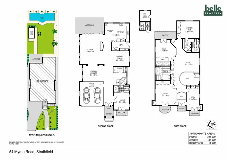 Floorplan of Homely house listing, 54 Myrna Road, Strathfield NSW 2135