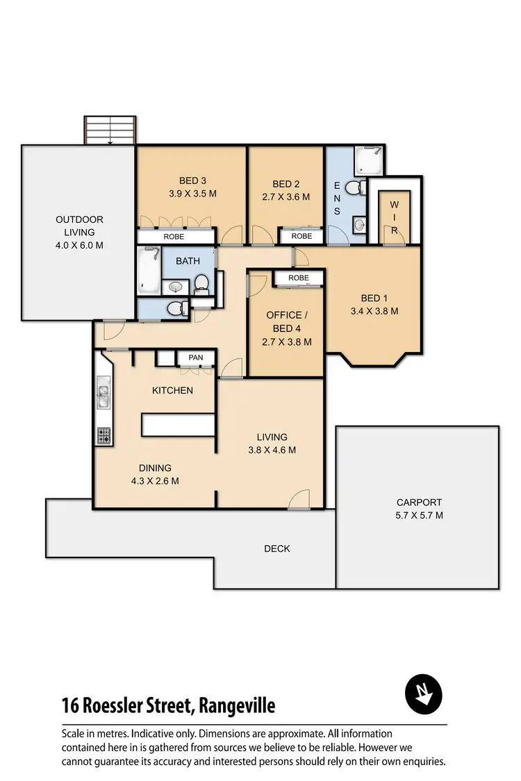 Floorplan of Homely house listing, 16 Roessler Street, Rangeville QLD 4350