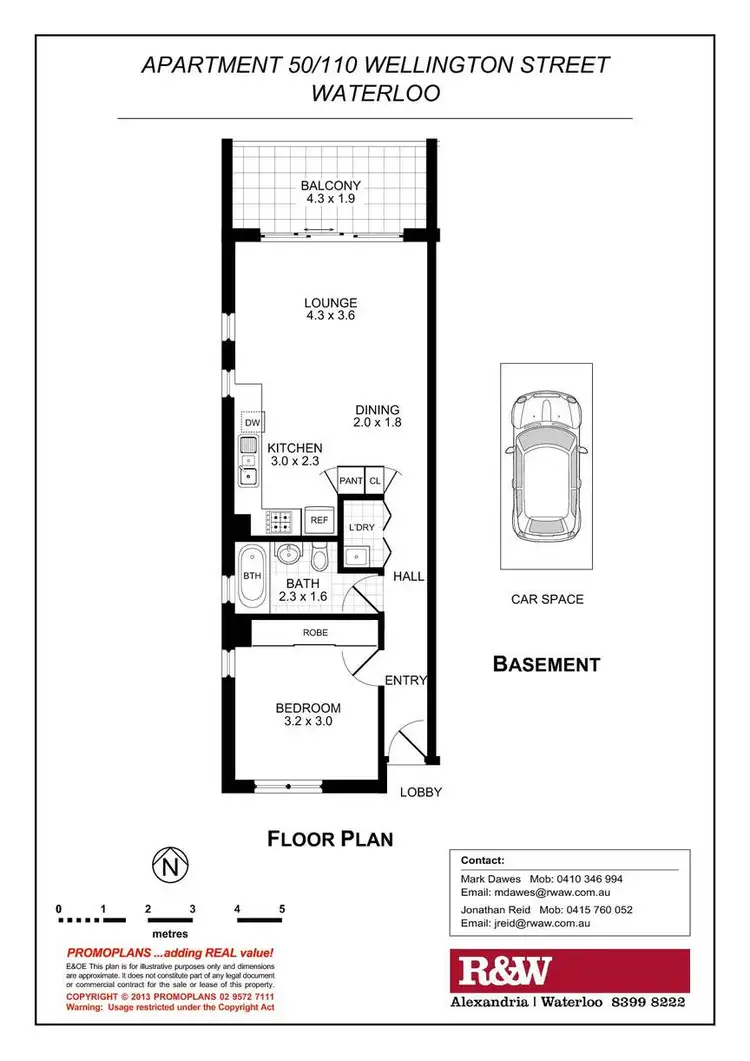 Floorplan of Homely apartment listing, 50/110 Wellington Street, Waterloo NSW 2017