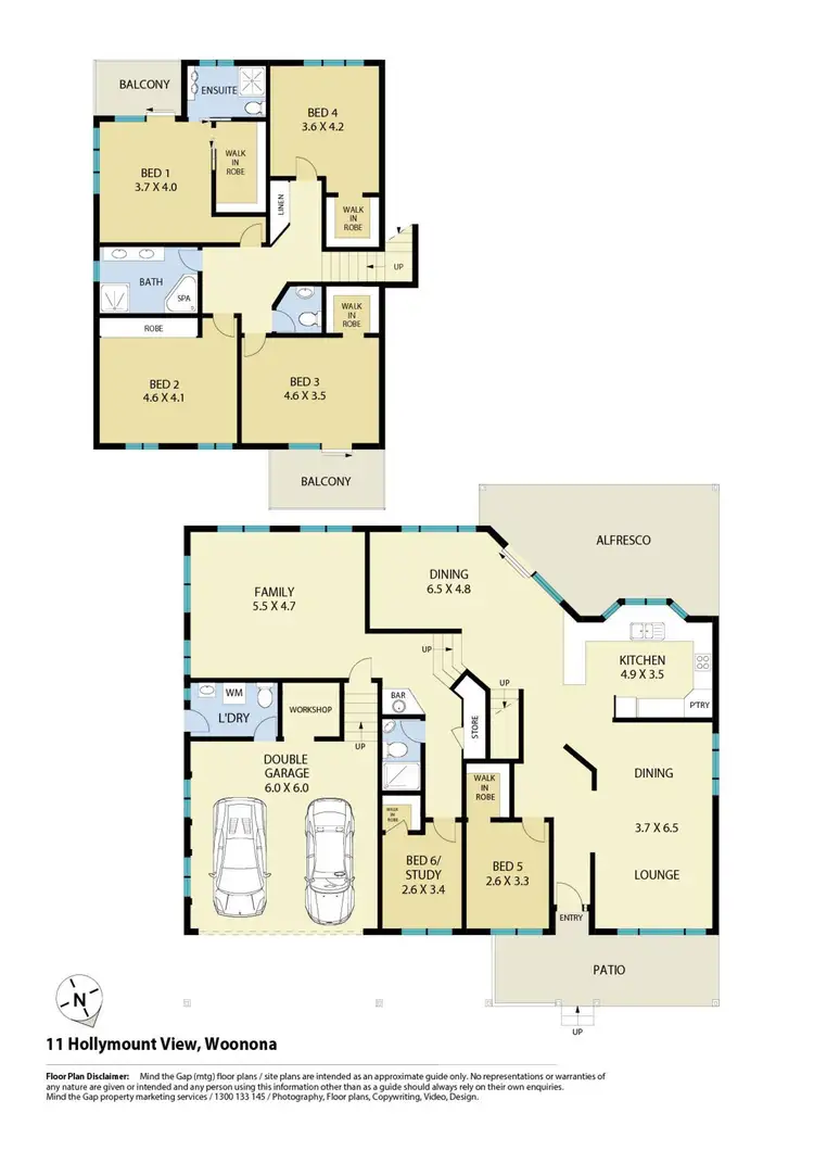 Floorplan of Homely house listing, 11 Hollymount View, Woonona NSW 2517