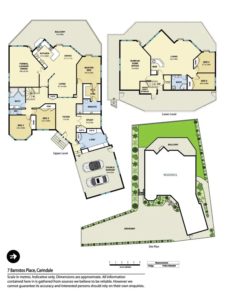 Floorplan of Homely house listing, 7 Barnstos Place, Carindale QLD 4152