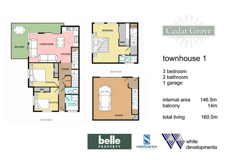 Floorplan of Homely townhouse listing, 4/41 Banksia Drive, Kiama NSW 2533