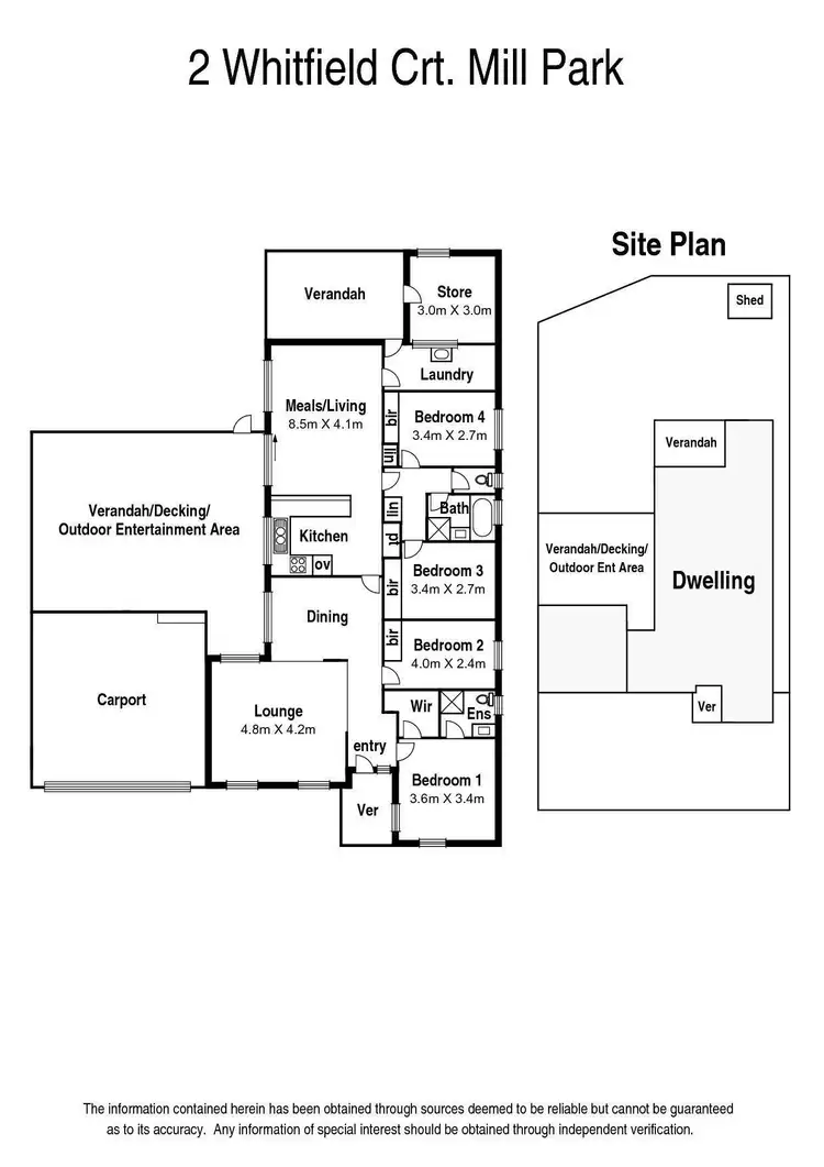 Floorplan of Homely house listing, 2 Whitfield Court, Mill Park VIC 3082