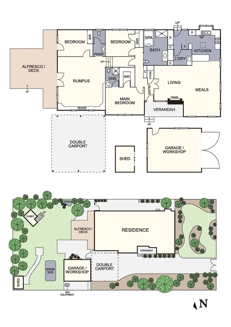 Floorplan of Homely house listing, 35 Chapman Street, Diamond Creek VIC 3089