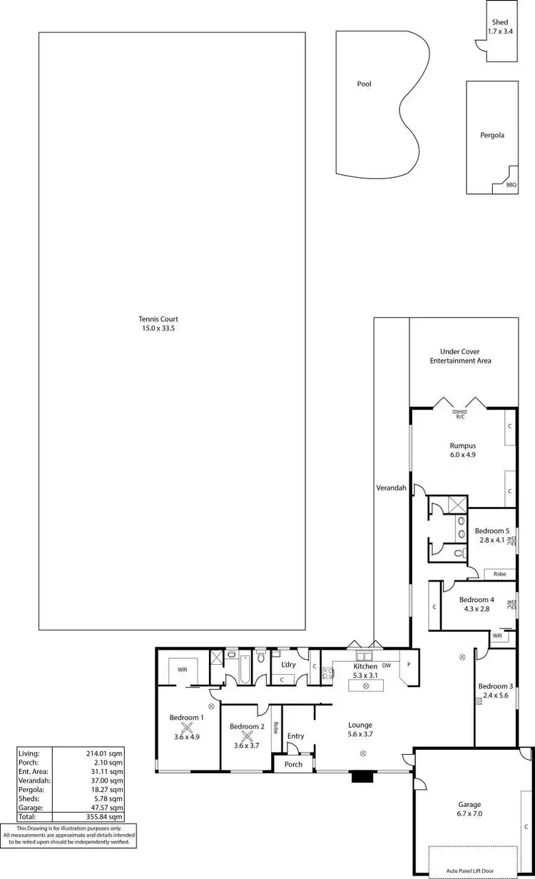 Floorplan of Homely house listing, 11 Montrose Avenue, Netherby SA 5062