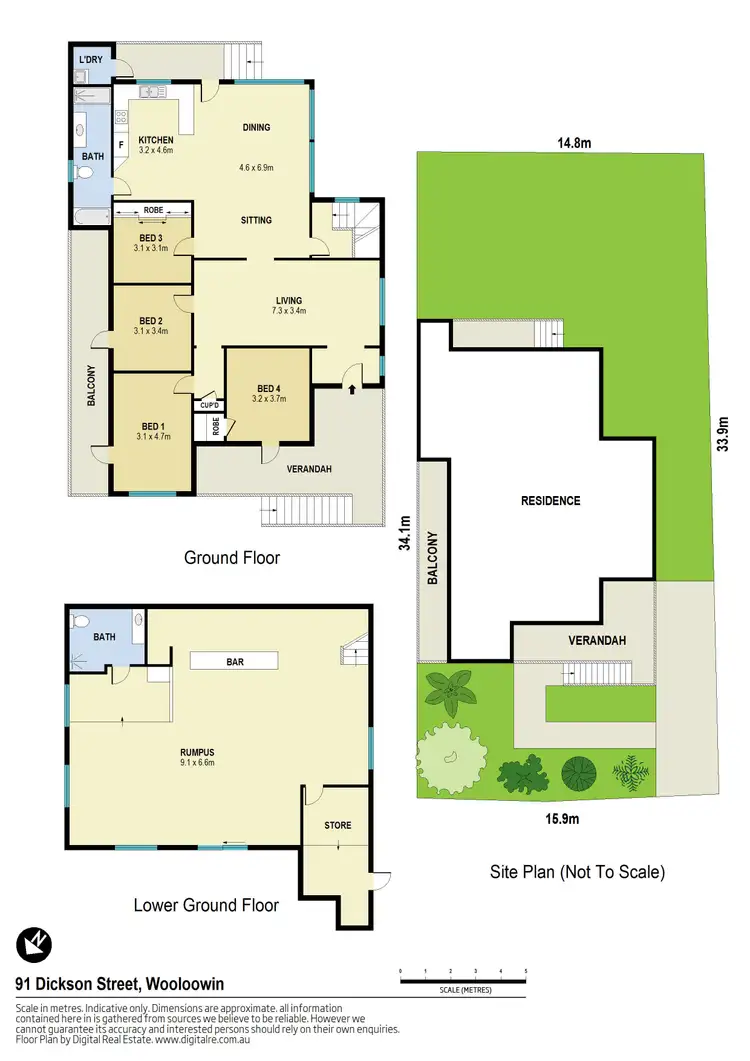 Floorplan of Homely house listing, 91 Dickson Street, Wooloowin QLD 4030