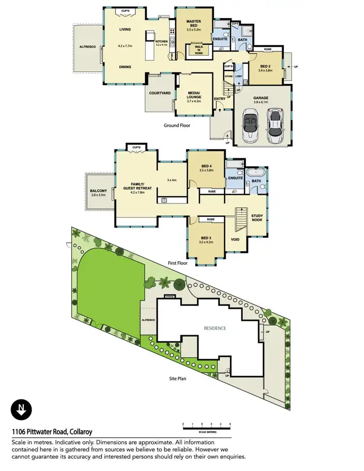 Floorplan of Homely house listing, 1106 Pittwater Road (cnr Frazer Street), Collaroy NSW 2097