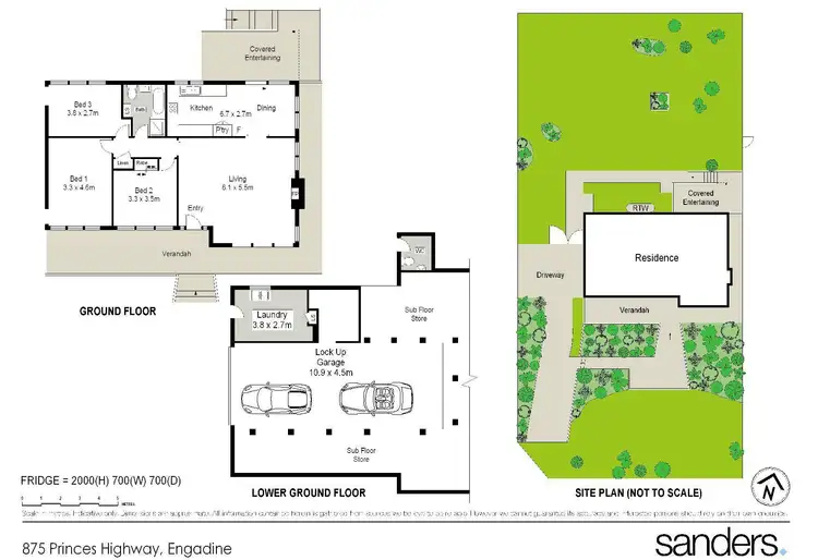 Floorplan of Homely house listing, 875 Princes Highway, Engadine NSW 2233