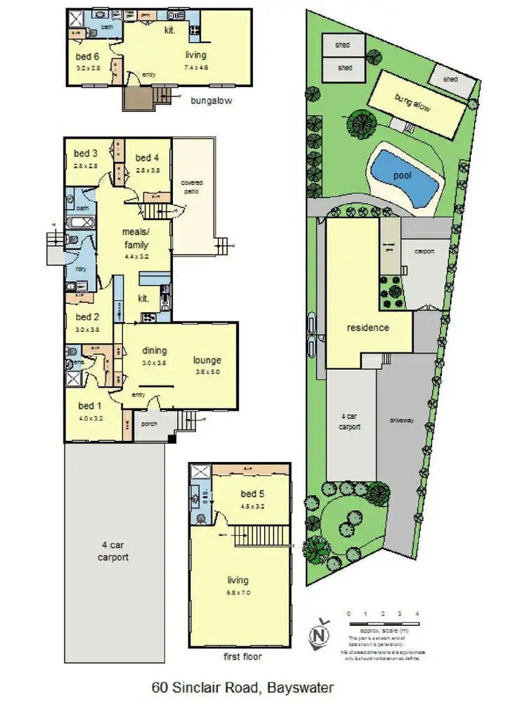 Floorplan of Homely house listing, 60 Sinclair Road, Bayswater VIC 3153