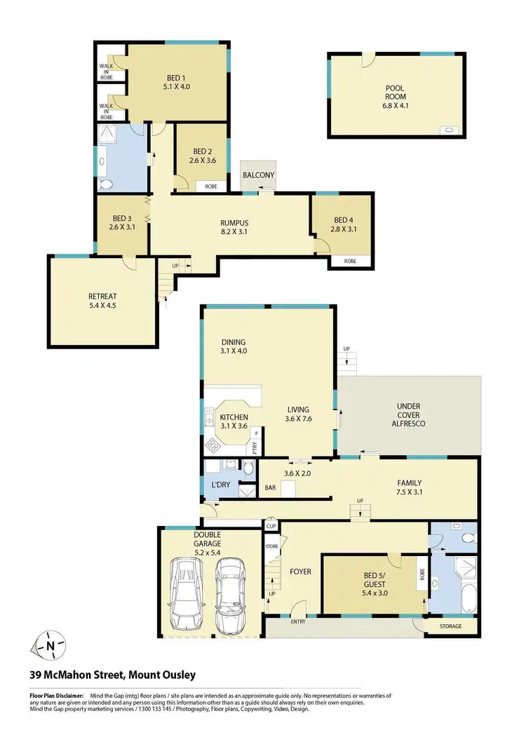 Floorplan of Homely house listing, 39 McMahon Street, Mount Ousley NSW 2519