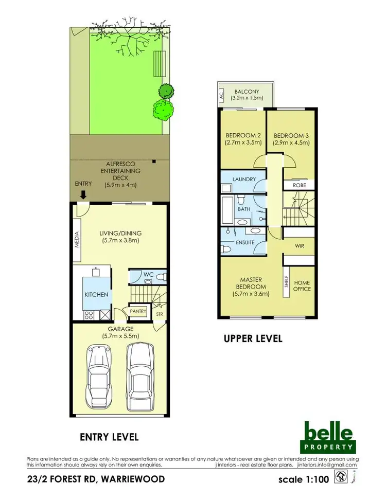 Floorplan of Homely townhouse listing, 23/2 Forest Road, Warriewood NSW 2102