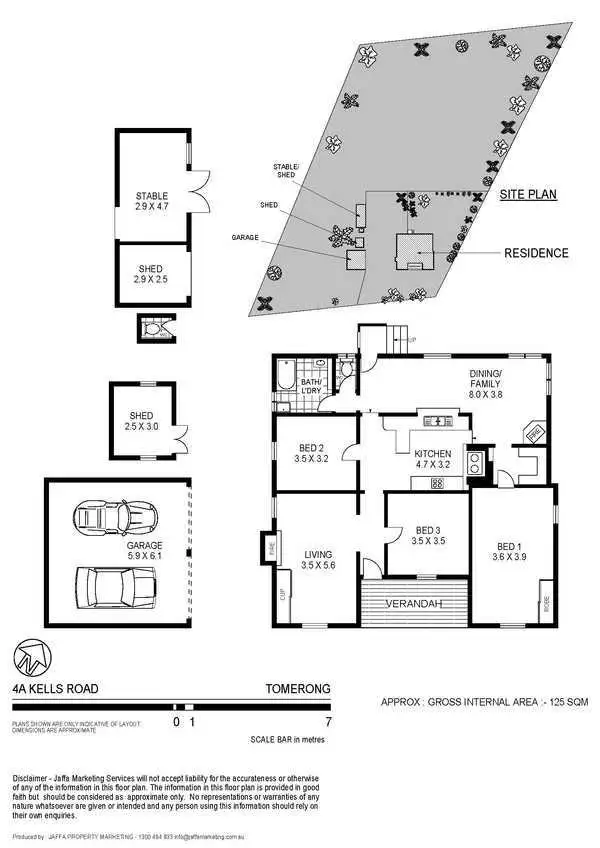 Floorplan of Homely rural property listing, 4A Kells Road, Tomerong NSW 2540