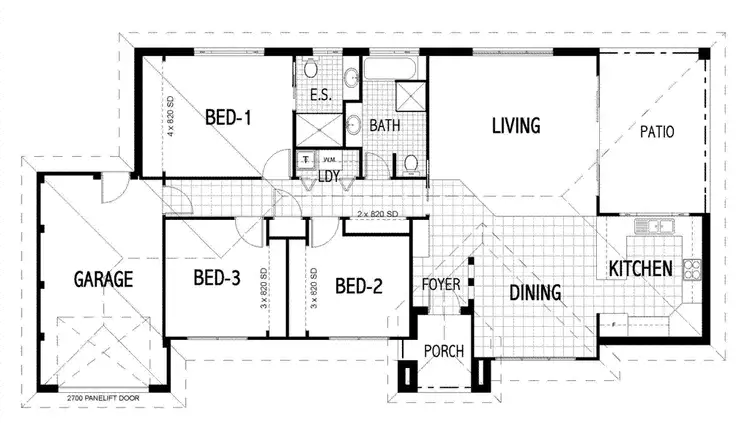 Floorplan of Homely house listing, 31A Durum Circuit, Dubbo NSW 2830