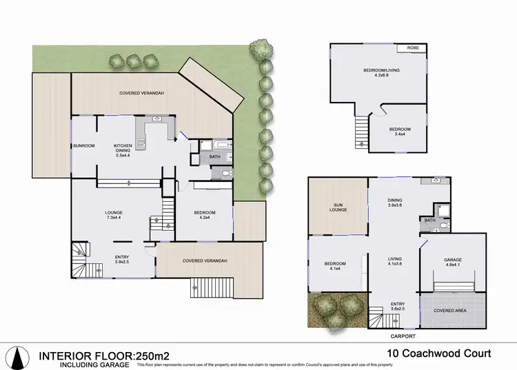 Floorplan of Homely house listing, 10 Coachwood Court, Federal NSW 2480