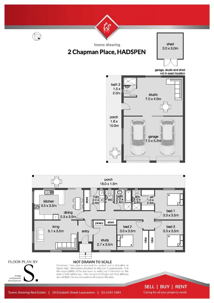 Floorplan of Homely house listing, 2 Chapman Place, Hadspen TAS 7290