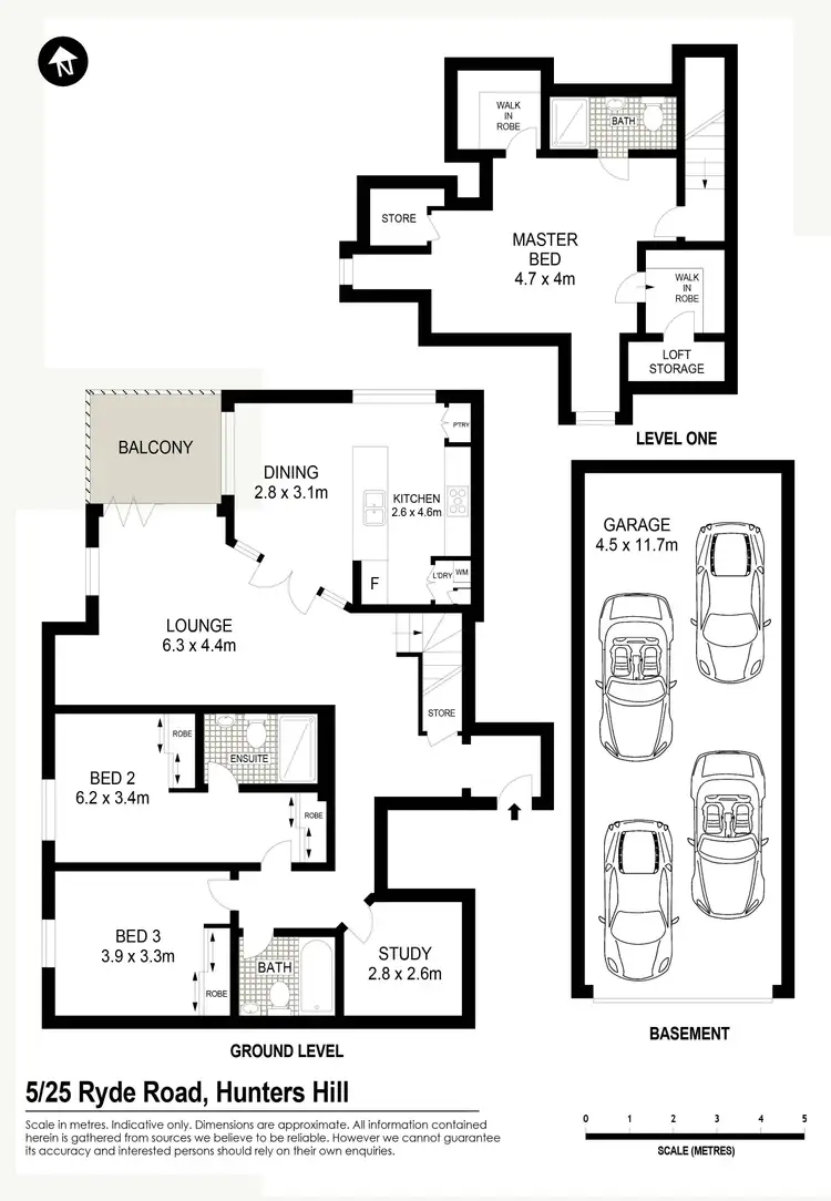 Floorplan of Homely apartment listing, 5/25 Ryde Road, Hunters Hill NSW 2110