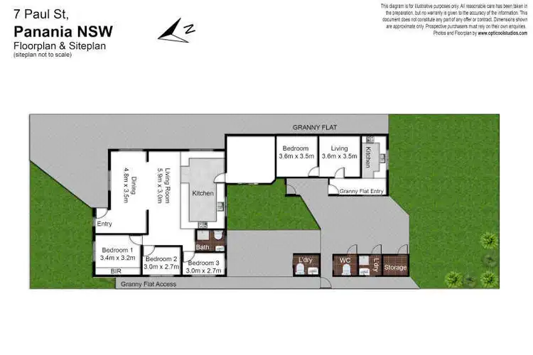 Floorplan of Homely house listing, 7 Paul Street, Panania NSW 2213