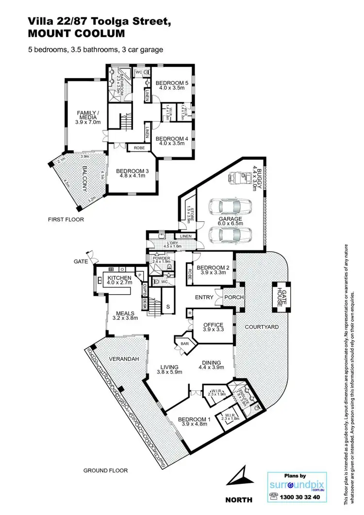 Floorplan of Homely house listing, 22/87 Toolga Street, Mount Coolum QLD 4573