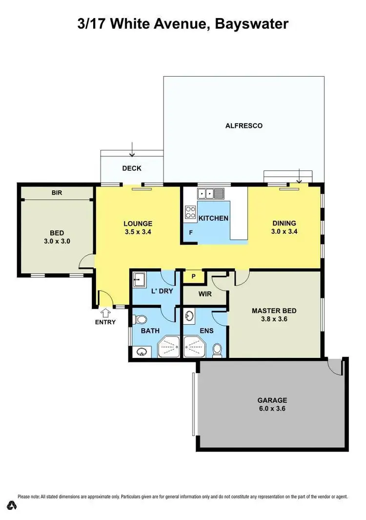 Floorplan of Homely unit listing, 3/17 White Avenue, Bayswater North VIC 3153