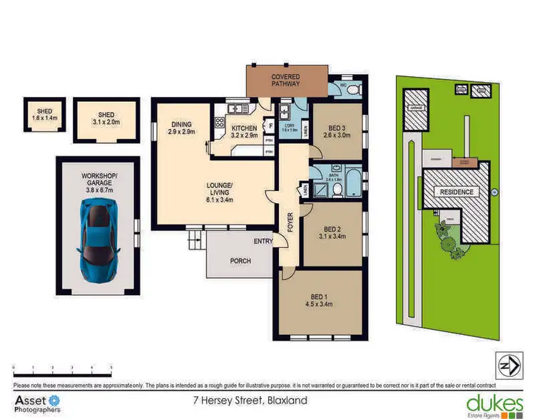 Floorplan of Homely house listing, 7 Hersey Street, Blaxland NSW 2774
