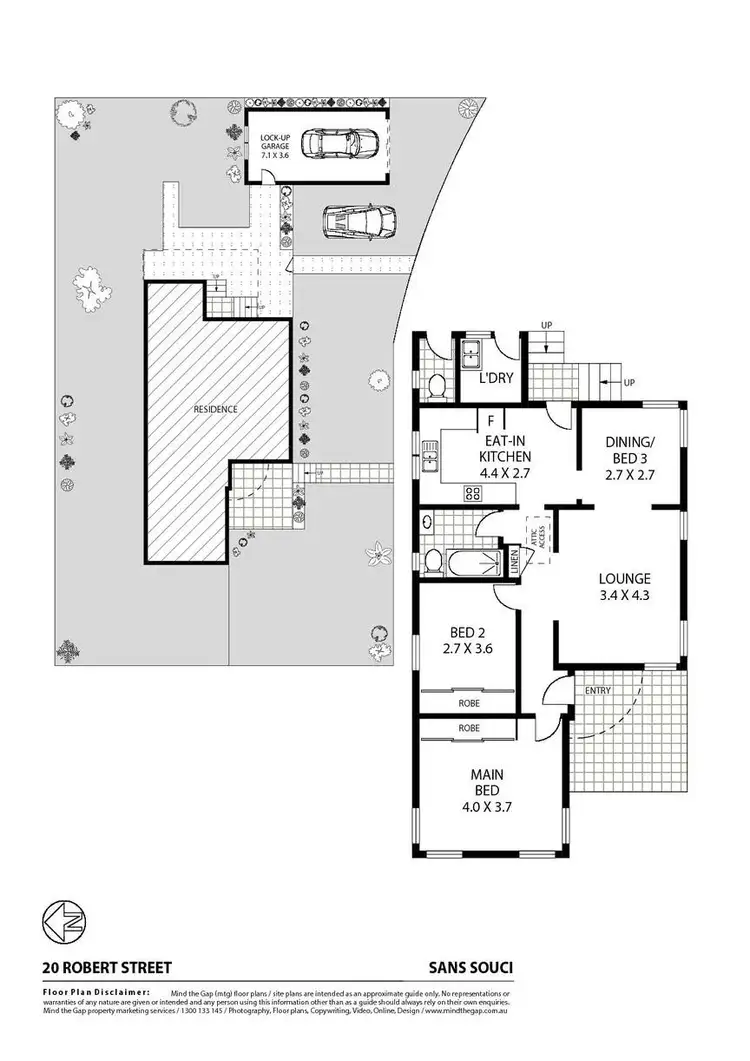 Floorplan of Homely house listing, 20 Robert Street, Sans Souci NSW 2219