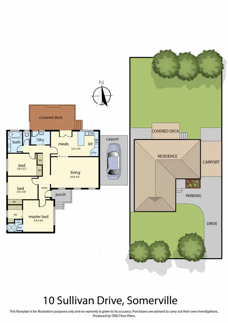 Floorplan of Homely house listing, 10 Sullivan Drive, Somerville VIC 3912