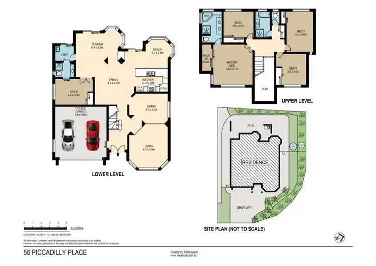 Floorplan of Homely house listing, 56 Piccadilly Place, Carindale QLD 4152