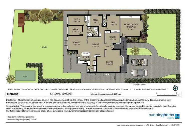 Floorplan of Homely house listing, 53 Calool Crescent, Belrose NSW 2085