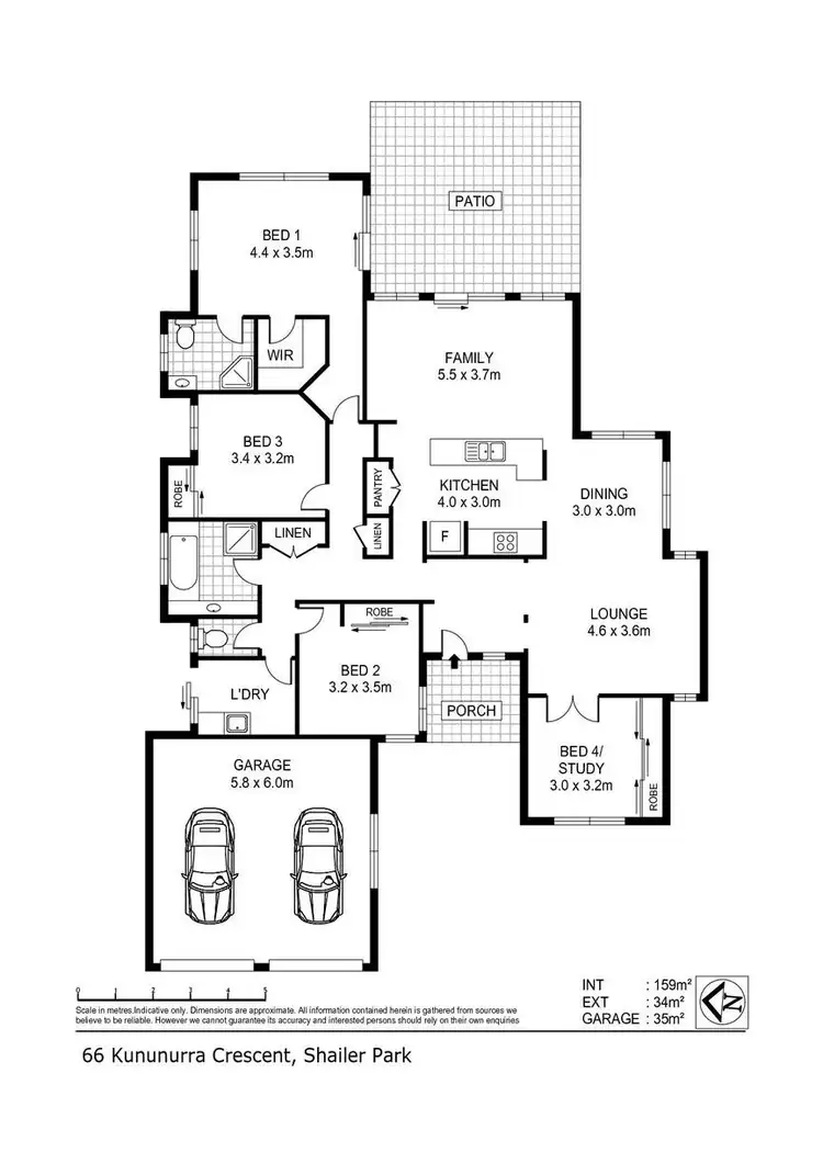 Floorplan of Homely house listing, 66 Kununurra Crescent, Shailer Park QLD 4128