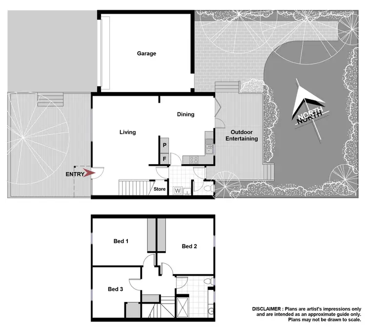 Floorplan of Homely house listing, 79 Theodore Street, Curtin ACT 2605