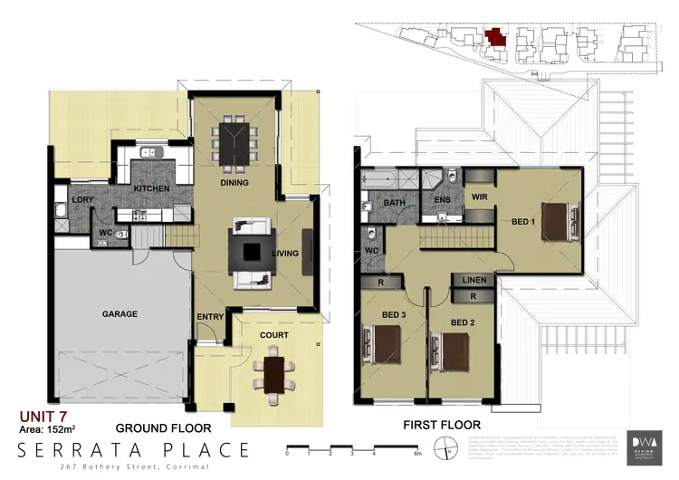 Floorplan of Homely townhouse listing, 7/267 Rothery Street, Corrimal NSW 2518