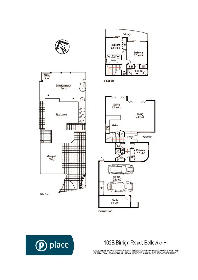 Floorplan of Homely townhouse listing, 102B Birriga Road, Bellevue Hill NSW 2023