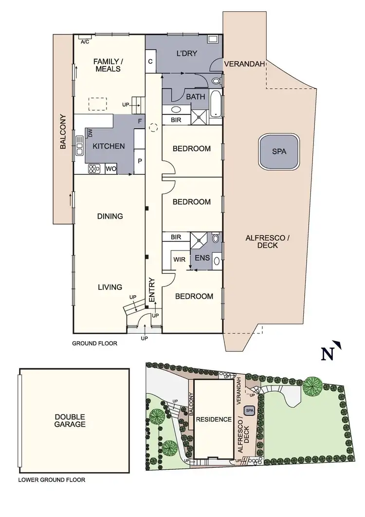 Floorplan of Homely house listing, 32 Everleigh Drive, Diamond Creek VIC 3089